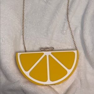 Lemon wedge acrylic bag